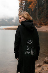 Hold Fast To Dreams longline hoodie