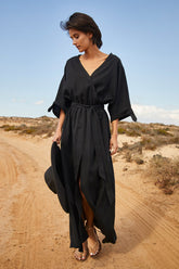 Vestido largo Sicilia con lazo