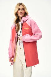 Valencia Plameniaková podšitá nepremokavá bunda