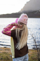 Maglione dolcevita in lana Shine Bright