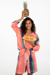 Paradise Code Leinen-Shorts