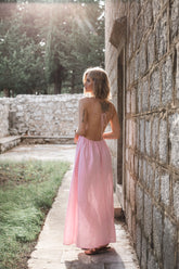 Lněné šaty Coral Dancer