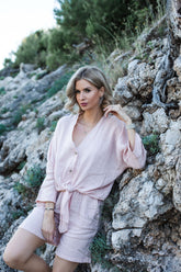 Short en lin Ocean Air