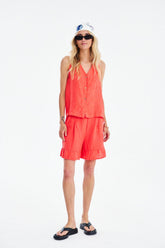 Sun Burns Linen Shorts
