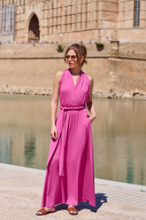 Rose Amour Infinity Maxikleid