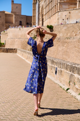 Fiorella doppelseitiges Midikleid