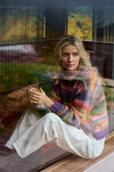 Suéter de mezcla de lana Retro Glam