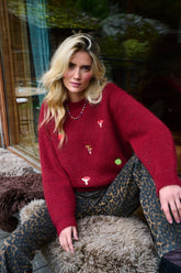 Mystic Forest wool blend sweater