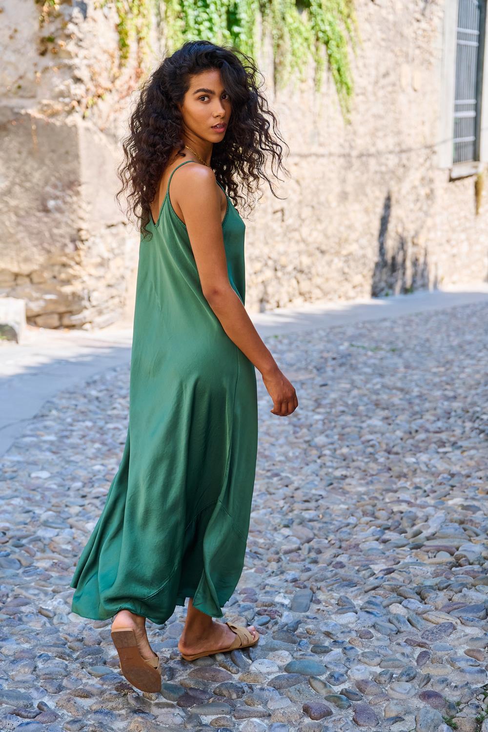 Jade green maxi dress hotsell