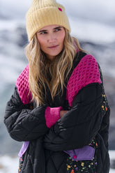 Rebel Rose quilted jacket