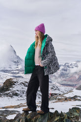Alaska Zeebra reversible winter jacket