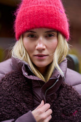 Kuschelige Samt-Beanie