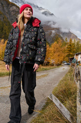 Silent Bloom Winterjacke mit abnehmbaren Ärmeln