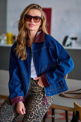 Tiefes Stimmungs-Denimjacke