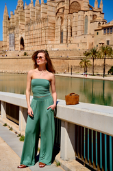 Mint Breeze weite Hose