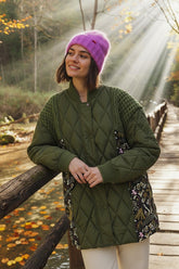 Soft Jungle quilted jacket