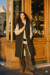 Chaleco largo reversible Grove Walk