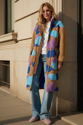 Abrigo Teddy Berry Bloom