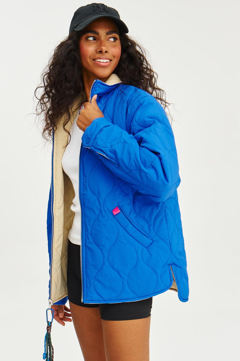 Poppy Retro Sky double-sided jacket – NAOKO-STORE.com