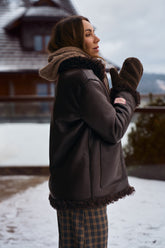 Fluffy Mocha Moonrise Jacket