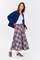 Arctic Lake flannel skirt