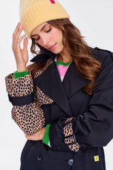 Midnight Roar klassischer Trenchcoat