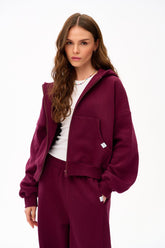 Felpa con zip Boarding Soon