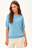 Aquarelle short sleeve sweater