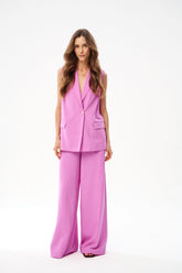 Primavera Wide-Leg Linen Pants