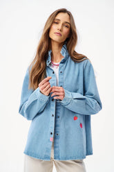 Berry Club Denim Shirt