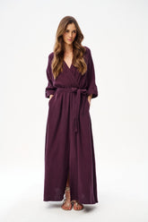 Vestido Comprido de Musselina Avenya