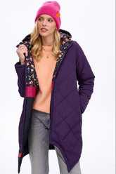 Obojstranná zimná bunda Iceberg Blooming Secret