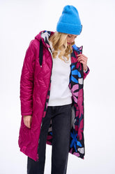 Abrigo acolchado reversible Raining Love