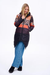 Iceberg Chaqueta de invierno reversible junto a la chimenea