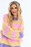 Wollpullover in Zitronensorbet