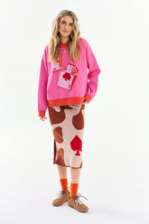 Lucky Move Knit Skirt