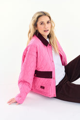 Raspberry Jam Quilted Jacket