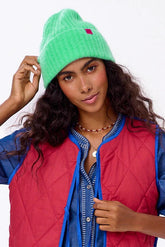 Gemütliche Matcha-Mütze