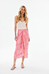 Electric Safari Long Skirt