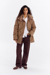 Meribel Spicy Mocha Down Jacket