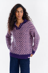 Touch of Mood Polopullover mit Mohair