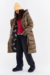 Arcticum Cocoa quilted coat