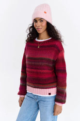 Burning Bloom wool blend sweater