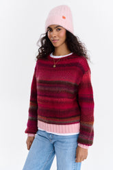 Burning Bloom wool blend sweater