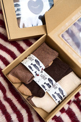 Deep Rest Wool and Cashmere Sock Set