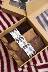 Calm Morning Wool and Cashmere Sock Set