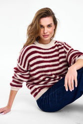 Frosted Wine Sweater