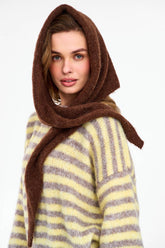 Alpaca Espresso Scarf