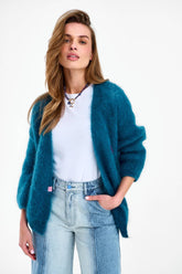Soft Bloom Mohair Cardigan