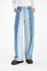 Secret Shine Wide-Leg Jeans